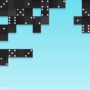 Black blocks frame on blank blue background v.. | Free stock vector - 544306