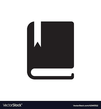 black book or diary solid icon