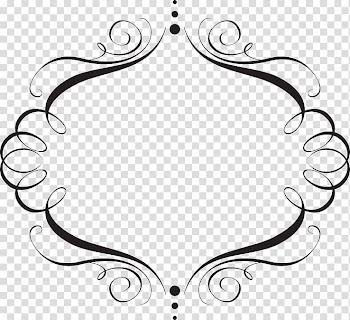 Black border frame decor illustration, Wedding invitation Idea , Elegant Frame transparent background PNG clipart