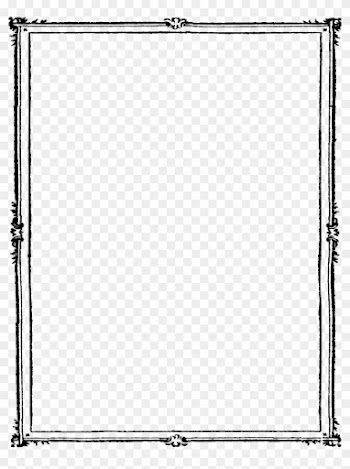 Black Border Frame Png Photos - Borders For Google Docs