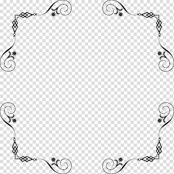 Black border, Frames Borders and Frames , Elegant frame transparent background PNG clipart