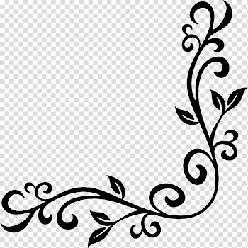 Black border illustration, Borders and Frames Baroque Ornament Decorative arts , grecas transparent background PNG clipart