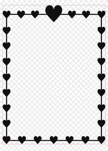 Black Border Png Black Frame With Darker Yellow Gold - Left Right Valentine Game