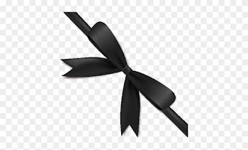 Black Bow Ribbon Icon3 Vector Data - Black Bow With Ribbon
