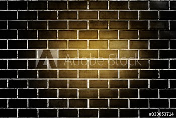 Black brick wall