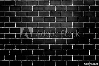 Black brick wall