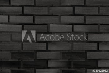 Black brick wall
