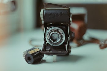 Black Bridge Camera on Tabletop