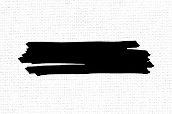 Black brush silhouette banner vector