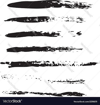 Black Brush Strokes2 vector image