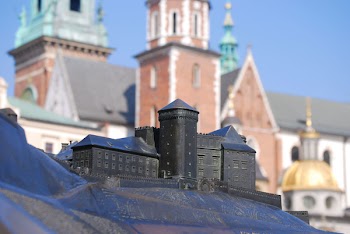 Black Building Miniature