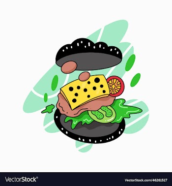 black burger