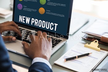 Black businessman using computer laptop