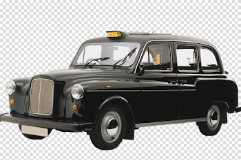 Black Cab London transparent PNG - StickPNG