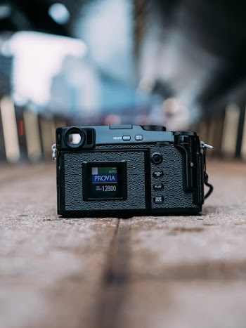 Black Camera on the Ground