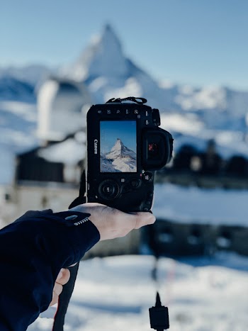Black Canon Dslr Camera