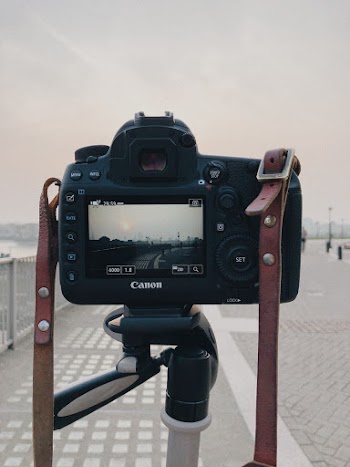 Black Canon Dslr Camera