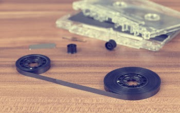 Black Cassette Tape