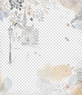 Black castle illustration, Watercolor painting Drawing, city ​​building transparent background PNG clipart