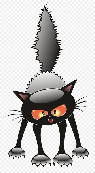 Black cat Cartoon Gobbolino, the Witchs Cat - Witch Cat 