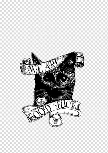 Black cat Friday the 13th Luck Graphics, Cat transparent background PNG clipart