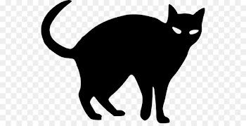 Black cat Halloween Drawing Clip art - Cat 