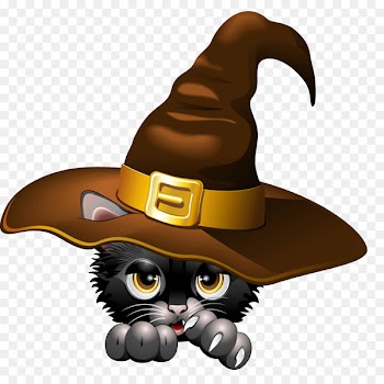 Black cat Halloween Kitten Clip art - claw 