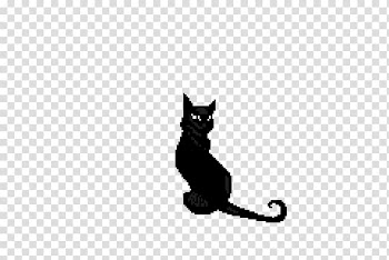 Black cat Kitten Domestic short-haired cat Whiskers, Black Cat transparent background PNG clipart