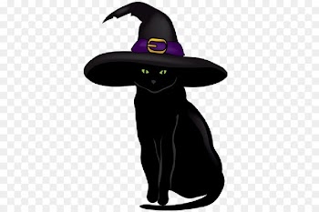 Black cat Kitten Halloween Clip art - Cat 