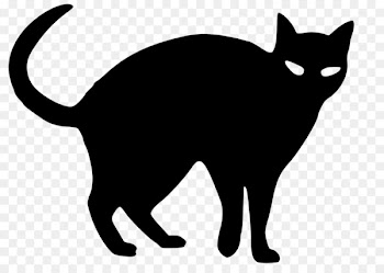 Black cat Kitten Halloween Clip art - claw scratch 