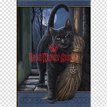 Black cat Kitten Witchcraft Gothic fiction, Cat transparent background PNG clipart