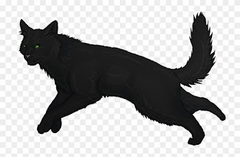 Black Cat Warriors Hollyleaf Clip Art - Black Cat Warriors Hollyleaf Clip Art