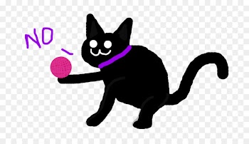 Black cat Whiskers Domestic short-haired cat Clip art - cat 