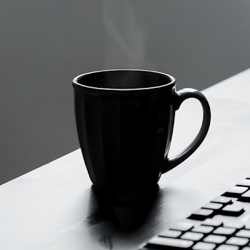 Black Ceramic Cup
