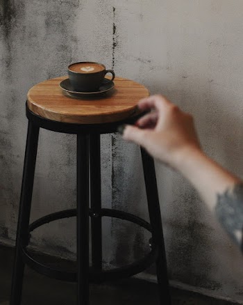 Black Ceramic Teacup