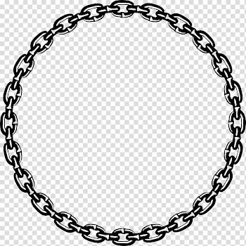 Black chain frame illustration, Chain , chains transparent background PNG clipart