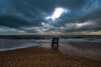 Black Chair On Shore