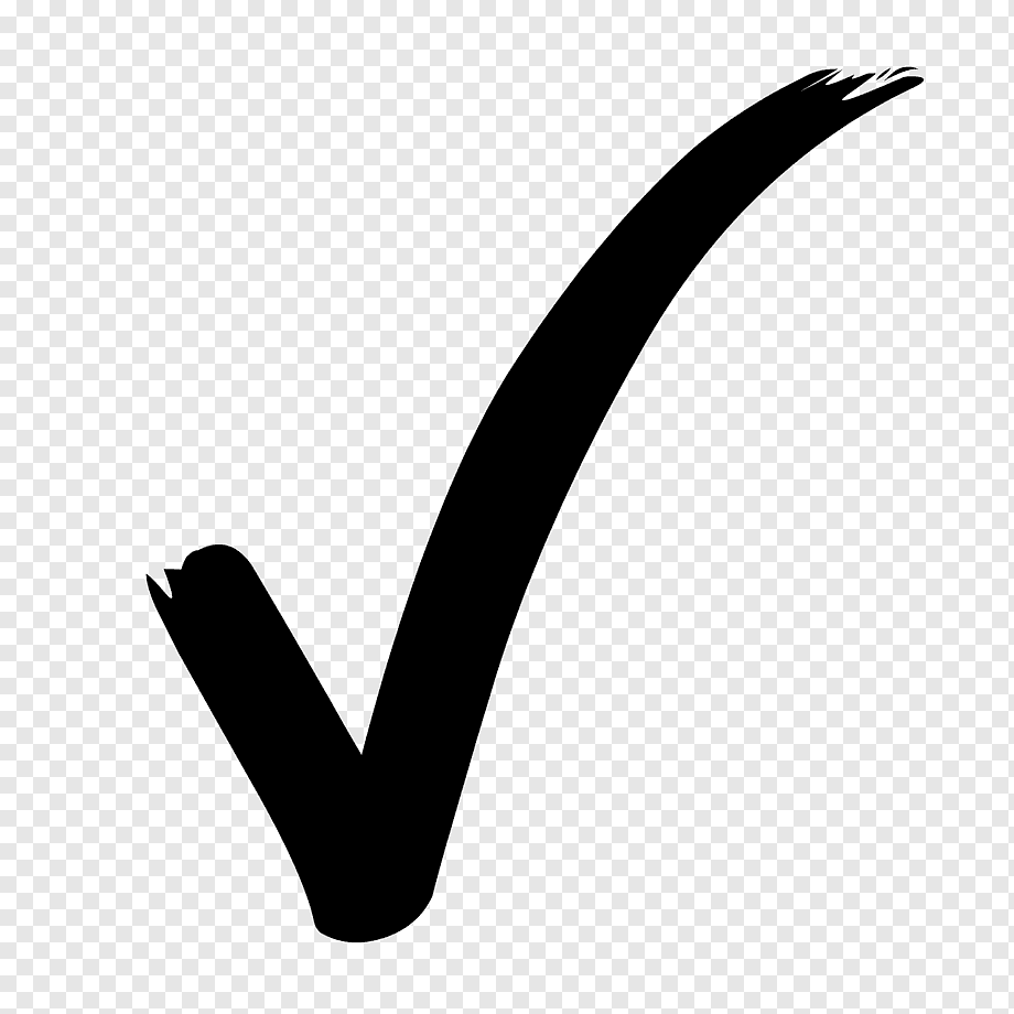 black check illustration, Check mark Symbol Computer Icons, mark, hand, logo, monochrome png