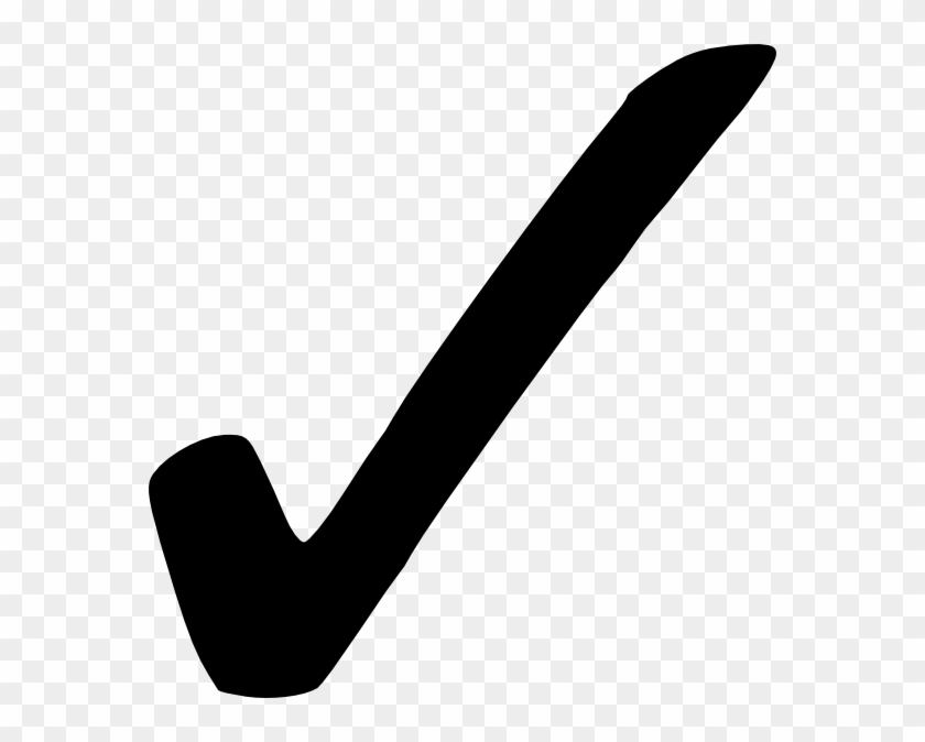 Black Check Mark Png