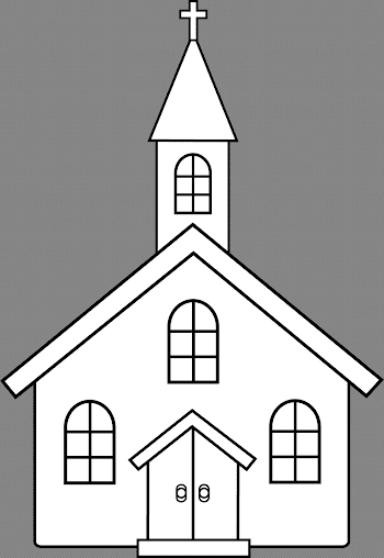 Black Church Worship Clipart