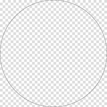 Black Circle Drawing Line art , translucent frame transparent background PNG clipart