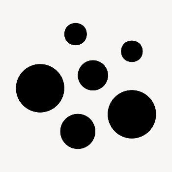Black circles clipart, geometric shape | Free Vector - rawpixel