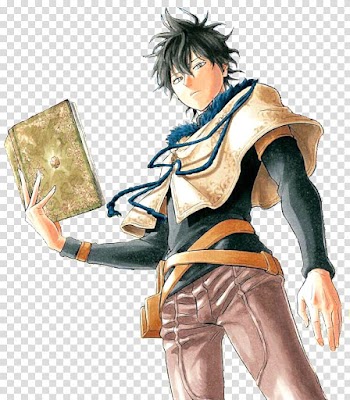 Black Clover Anime Manga Character Four-leaf clover, Anime transparent background PNG clipart
