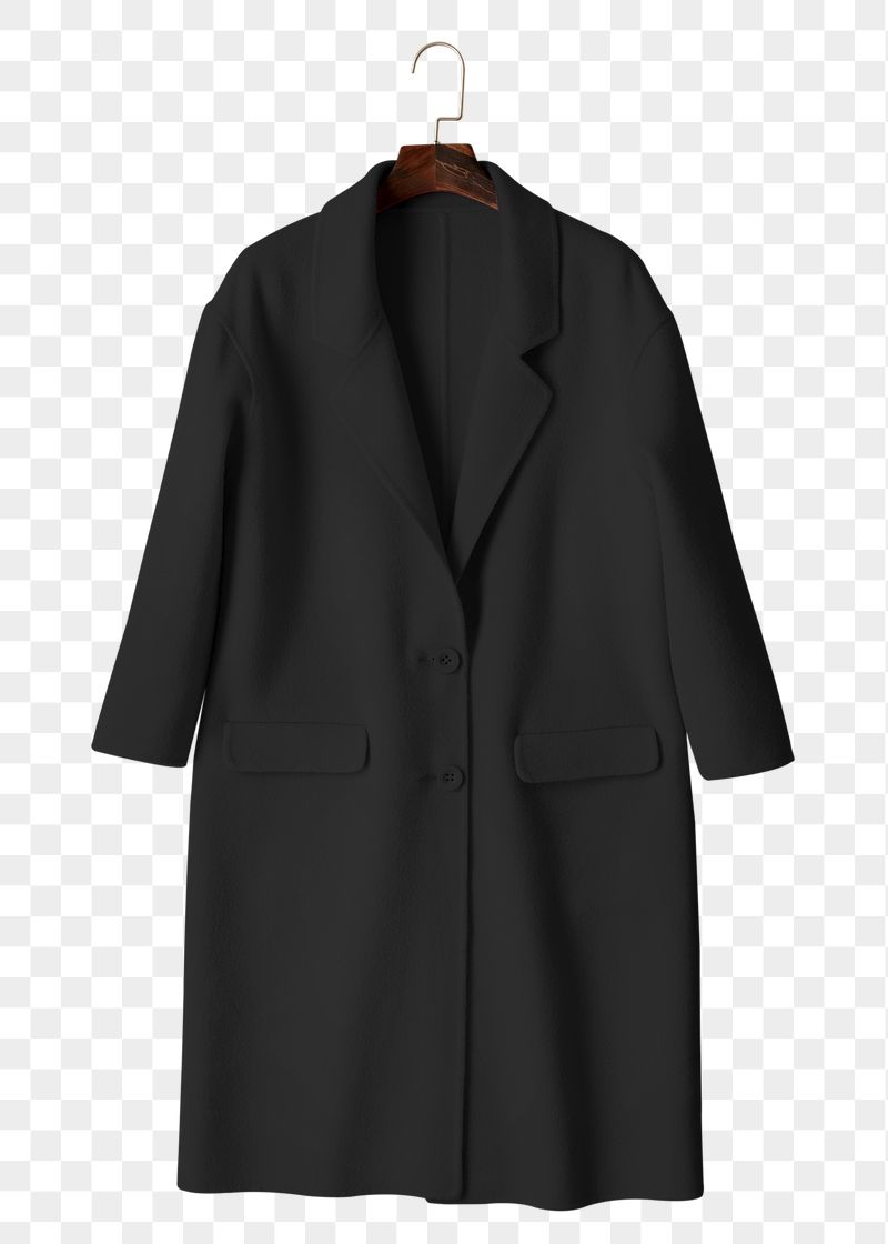 Black coat png sticker, transparent | Free PNG - rawpixel
