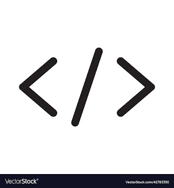 black code line art icon