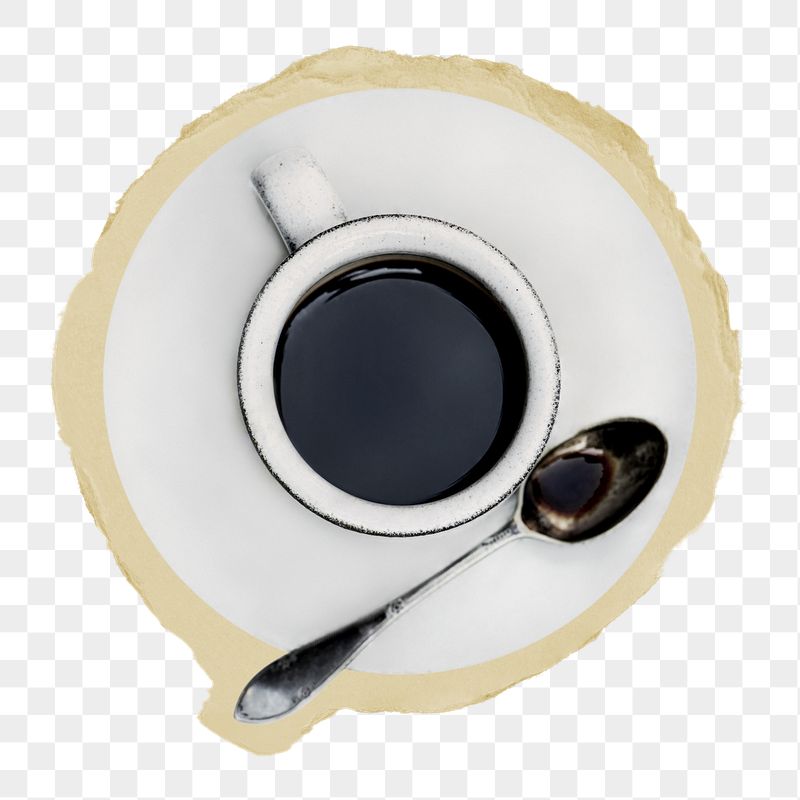 Black coffee png ripped paper | Free PNG - rawpixel