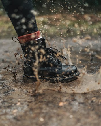 Black Combat Boot