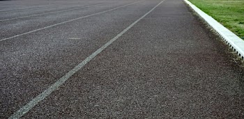 Black Concrete Pavement