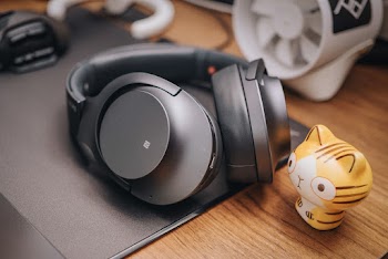 Black Cordless Headset