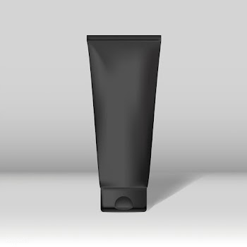 Black cosmetic tube mockup | Free stock vector - 544407